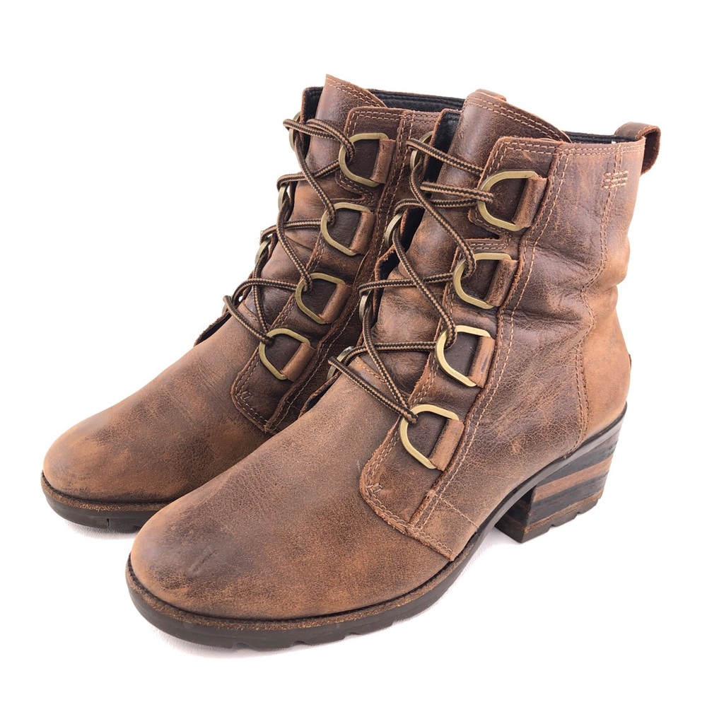 Sorel Cate Lace Waterproof Ankle Boots 9.5 - Picture 3 of 13